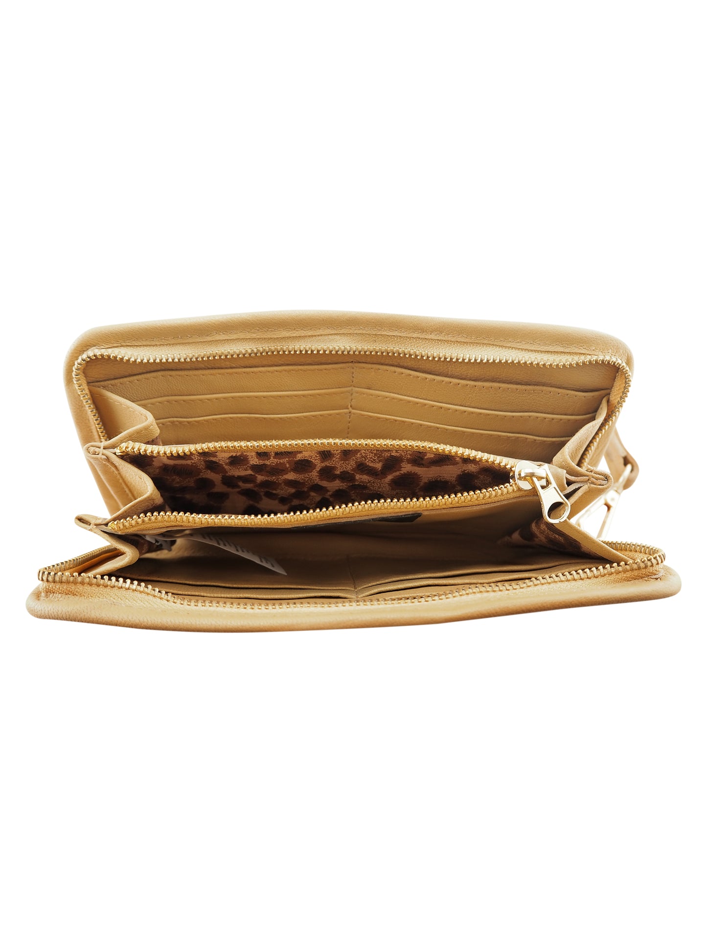 Taylor Wallet | Gold/Camel