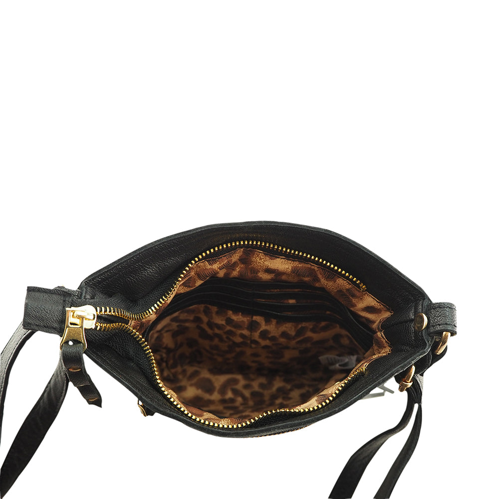 Gold Jamie Crossbody | Black