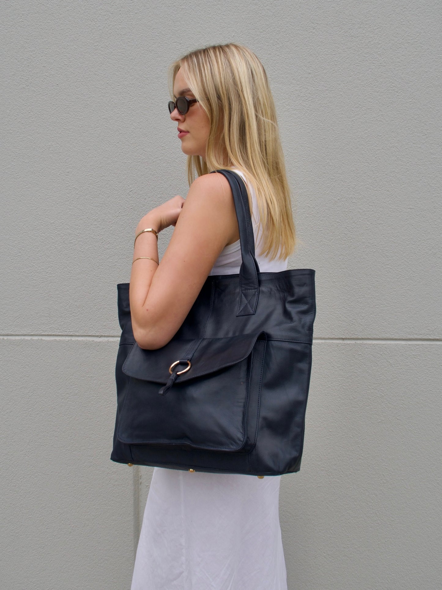 Lisette Laptop Bag | Navy | Pre-Order