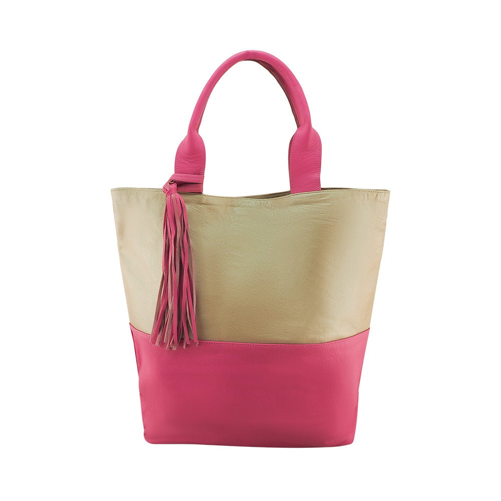 Positano | Gold/Fuchsia