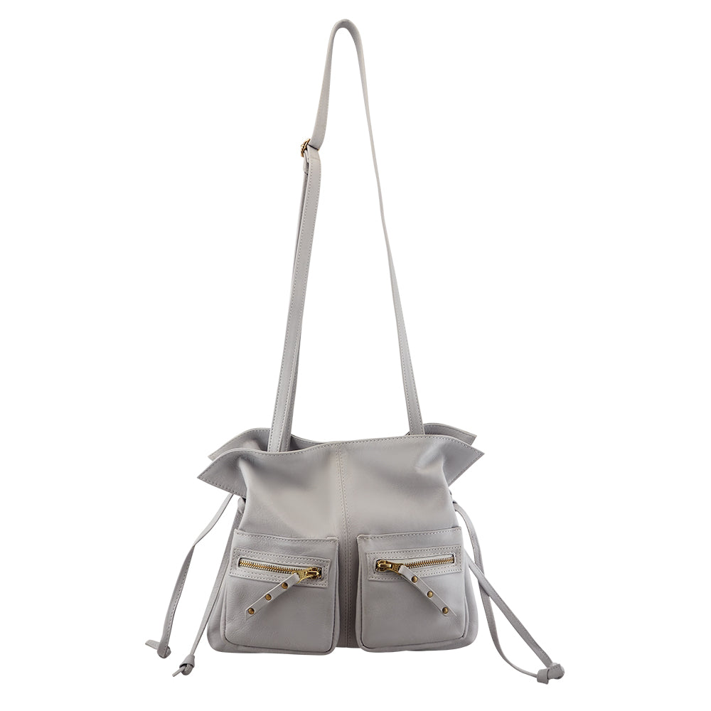 Jillian Drawstring Crossbody | Moss Green