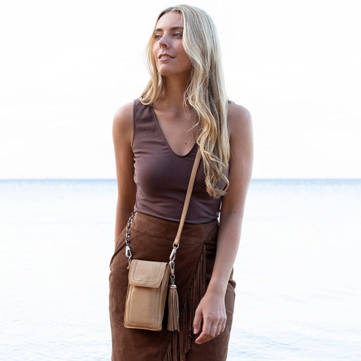 Eva Leather Phone Case | Camel