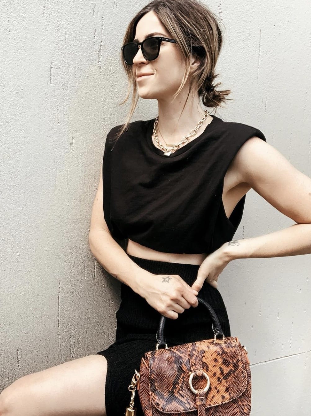 Cadelle Leather, Mini Jordan Snake orange, lifestyle shot