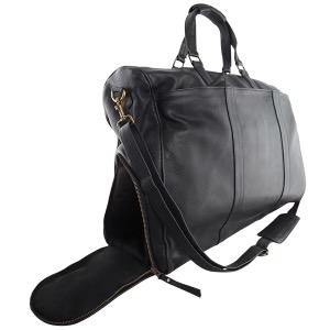 Charlie Unisex Overnighter Leather Bag | Black | Pre-order