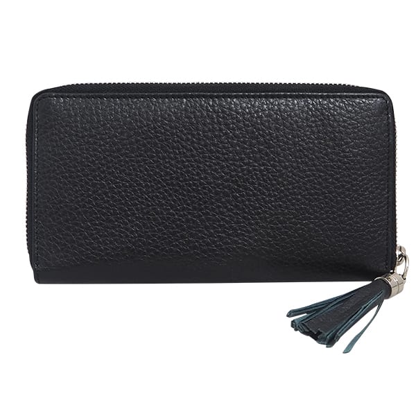 Cadelle Leather Padma wallet, Black, product shot 3