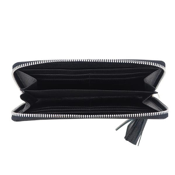 Cadelle Leather Padma wallet, Black, product shot 2