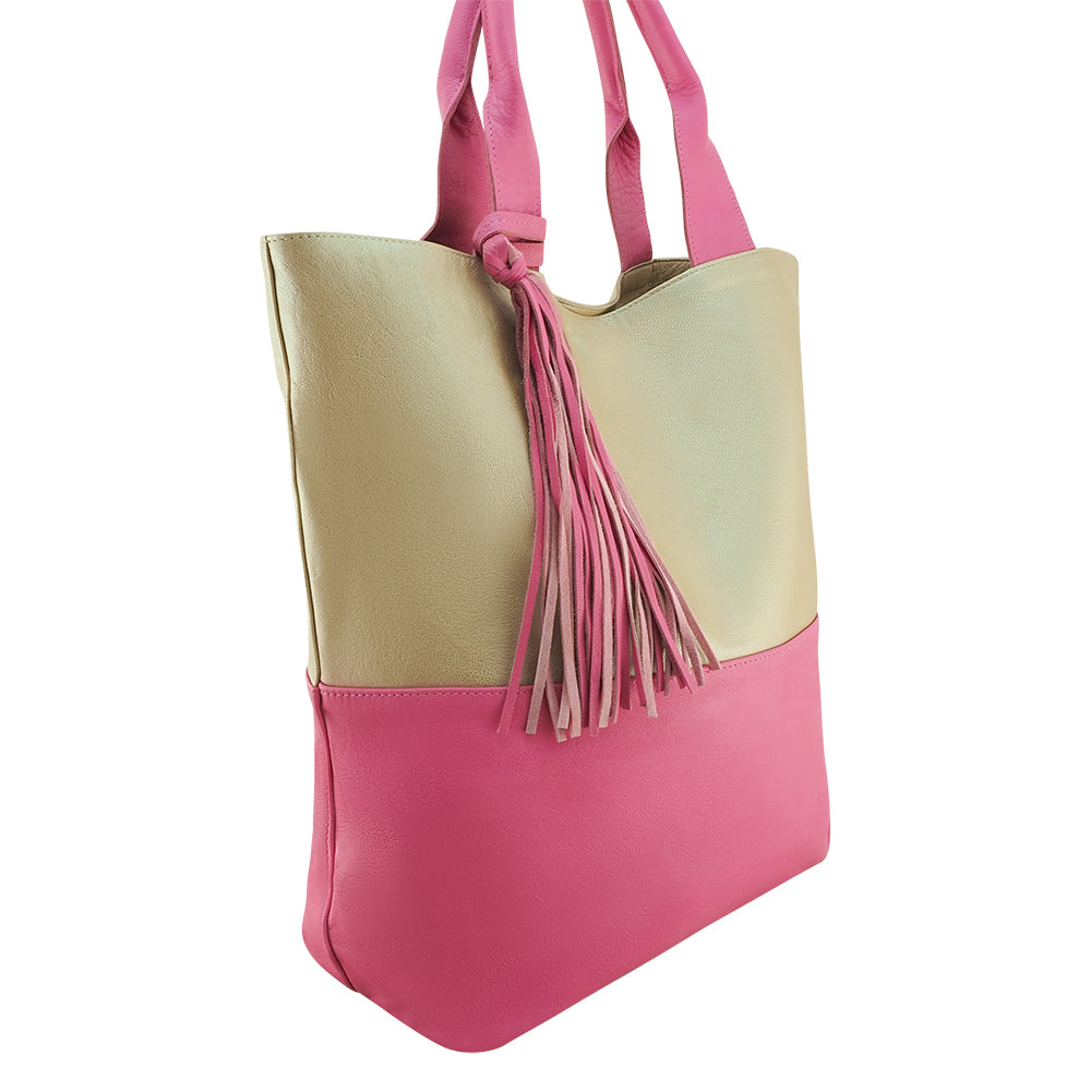 Positano | Gold/Fuchsia