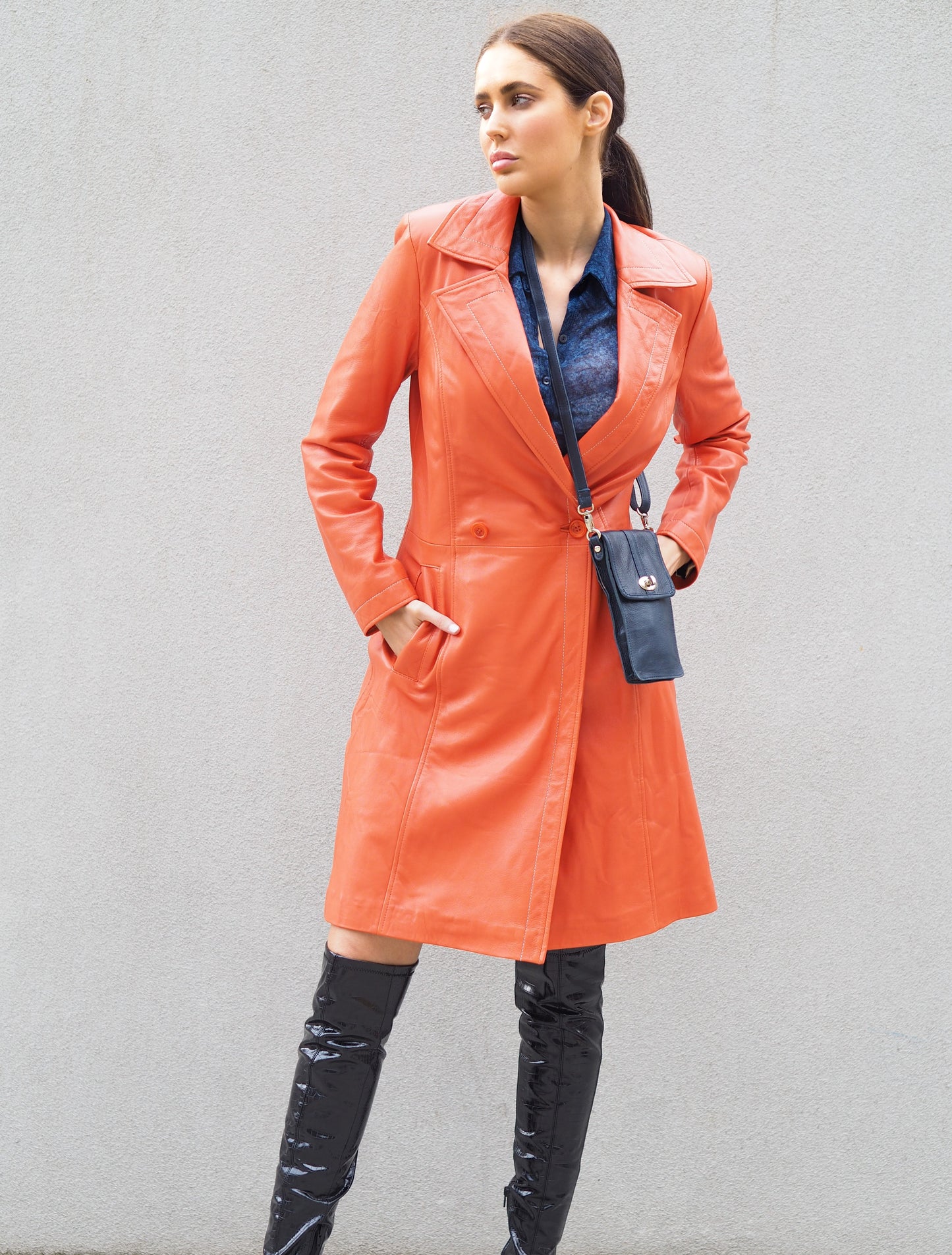 Sophia Trench | Orange