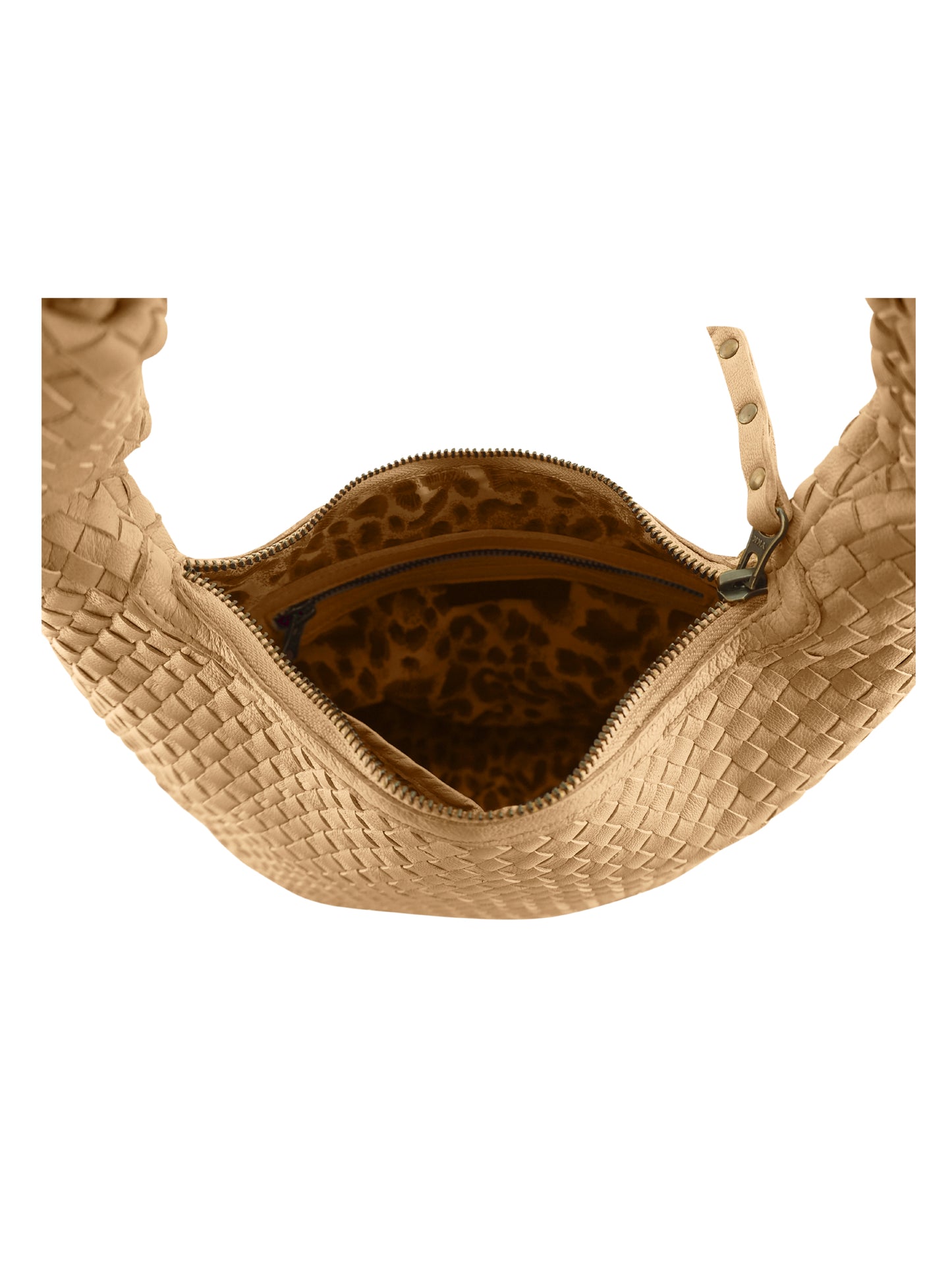 Helena Weave Hobo | Camel