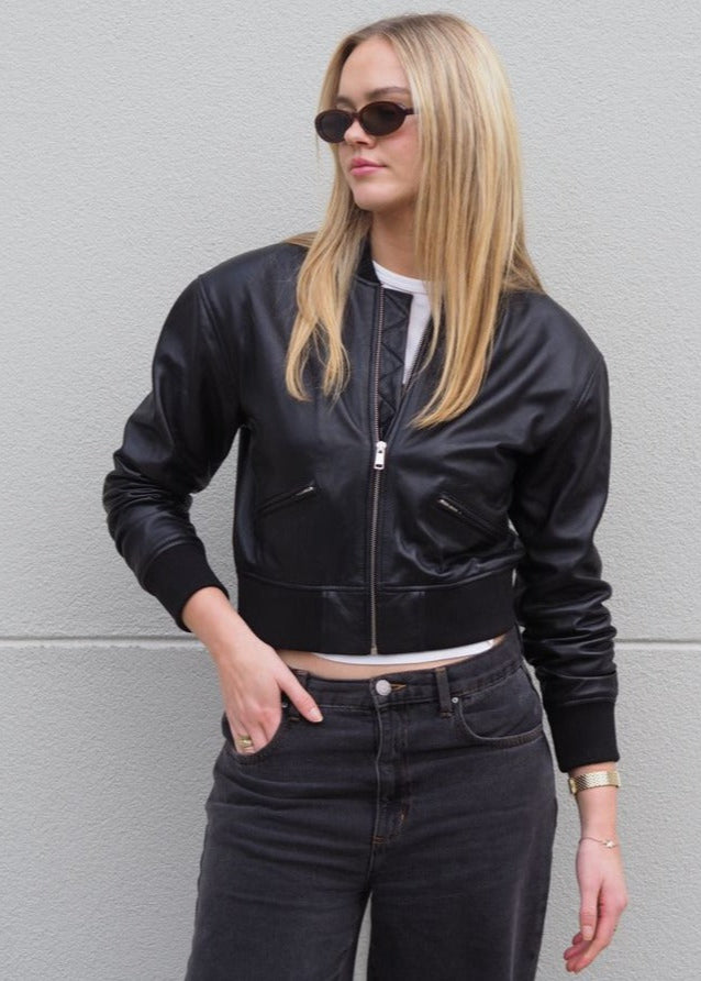 Remy Bomber | Silver Metallic