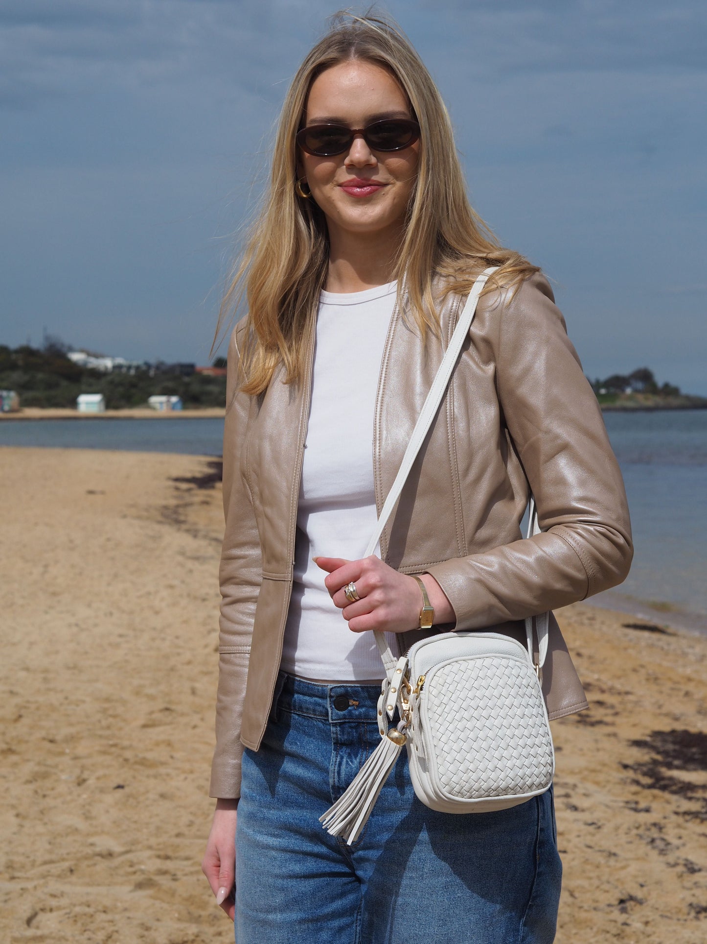 Pippa Crossbody | White