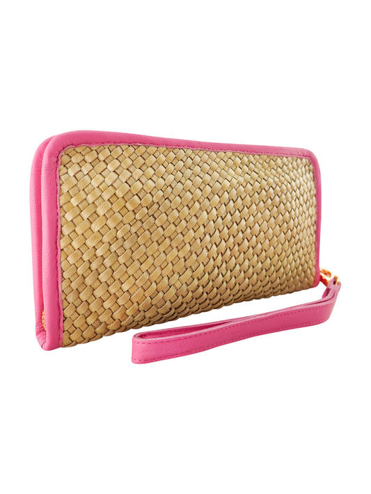 Taylor Wallet | Gold/Fuchsia