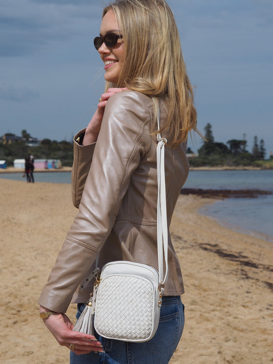 Pippa Crossbody | White