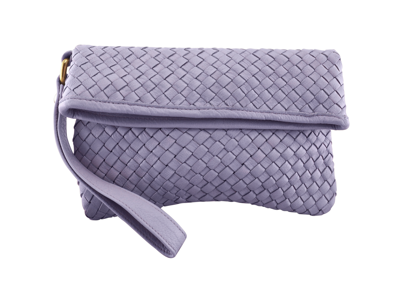 Luna Weave Clutch | Mint