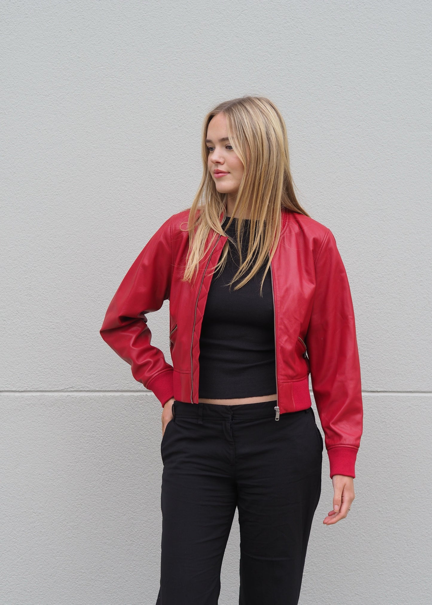 Remy Bomber | Silver Metallic