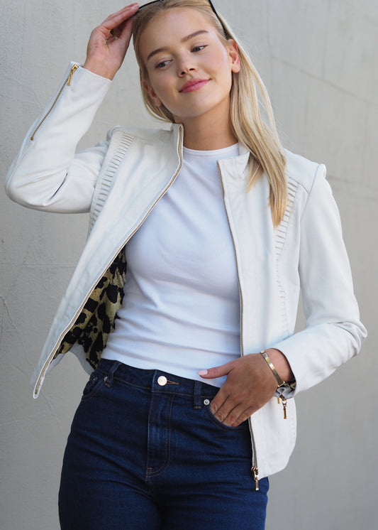 Tessa Jacket | White