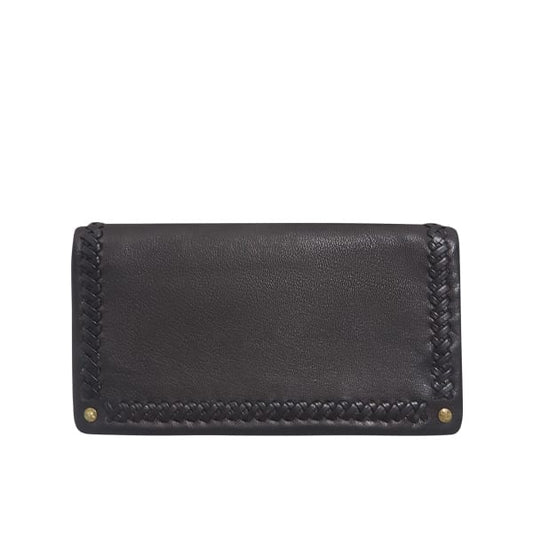 Cadelle Leather Harper wallet, Black, product shot 1