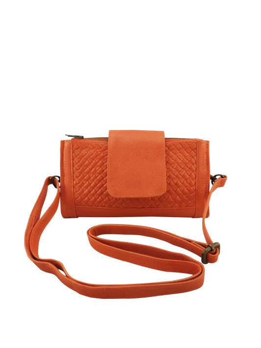 Prato Convertible Wallet | Mandarin