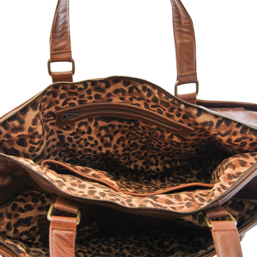Charlie Unisex Overnighter Leather Bag | Black | Pre-order
