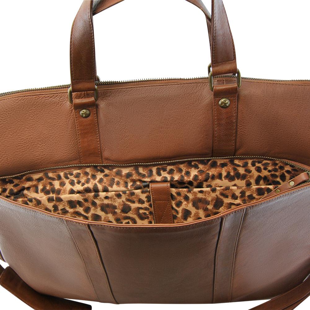 Charlie Unisex Overnighter Leather Bag | Black | Pre-order