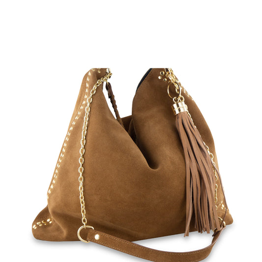 Monk Leather, Ginger Suede Tan, Product shot 1