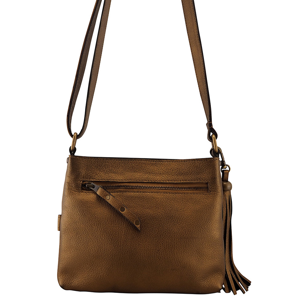 Mini Effie Handbag | Bronze Metallic