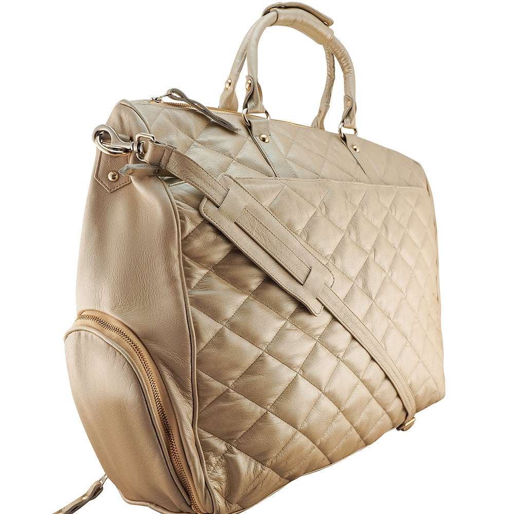 Bailey Overnighter | Gold Metallic |Pre -Order |