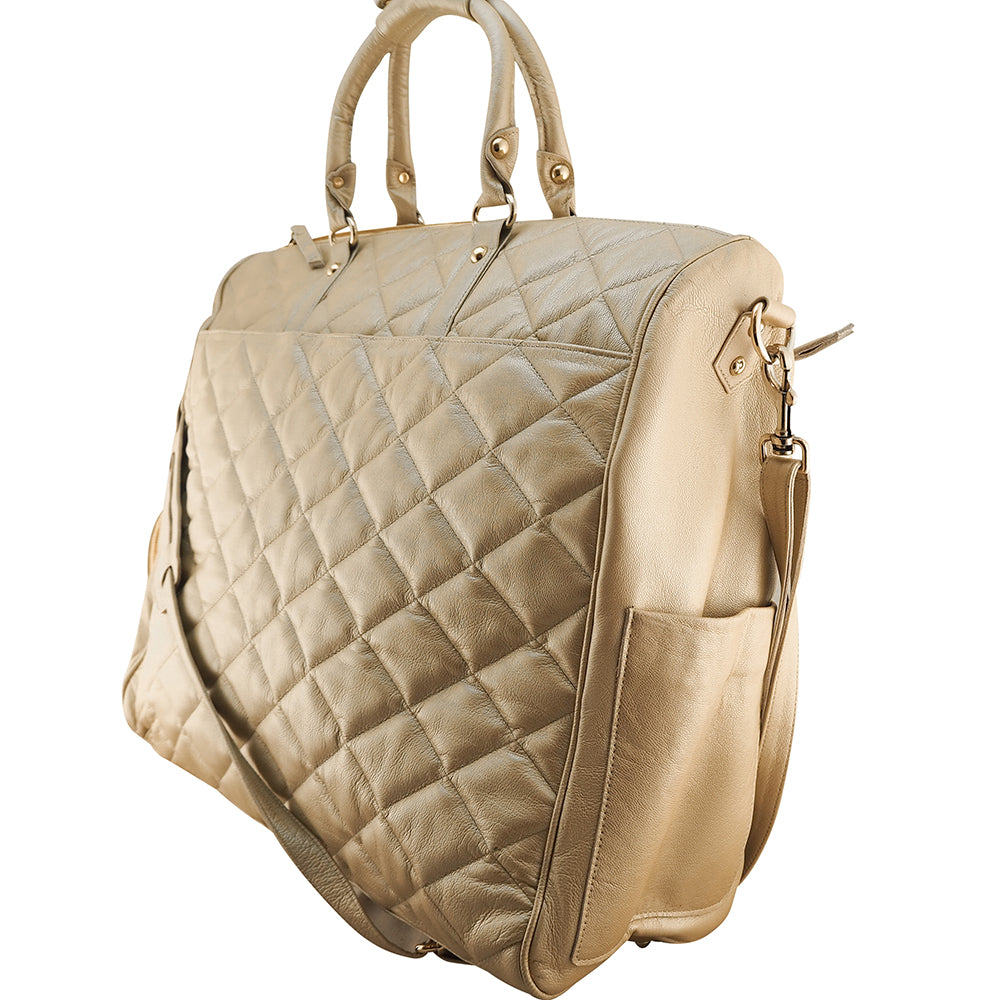 Bailey Overnighter | Gold Metallic |Pre -Order |