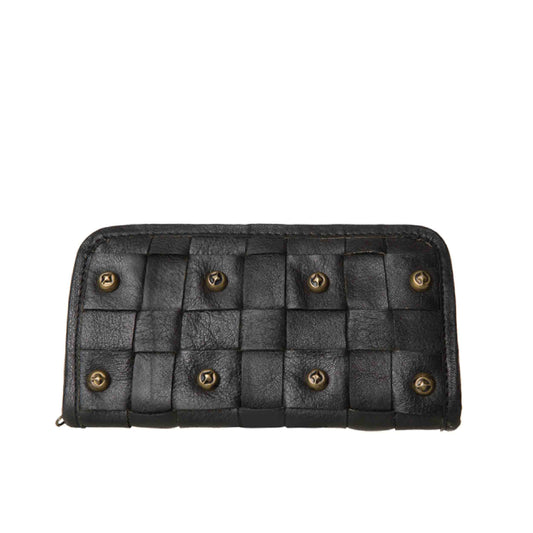 Cadelle Leather Amazon wallet, black, product shot 1